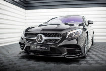 Mercedes-Benz S-Klass Coupe AMG-Line C217 Facelift 2017-2020 Frontläpp / Frontsplitter V.1 Maxton Design
